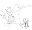 Extended Chute (Crank) Diagram and Parts List for 31AH64FG700 2012 Yard Machines Snow Blower